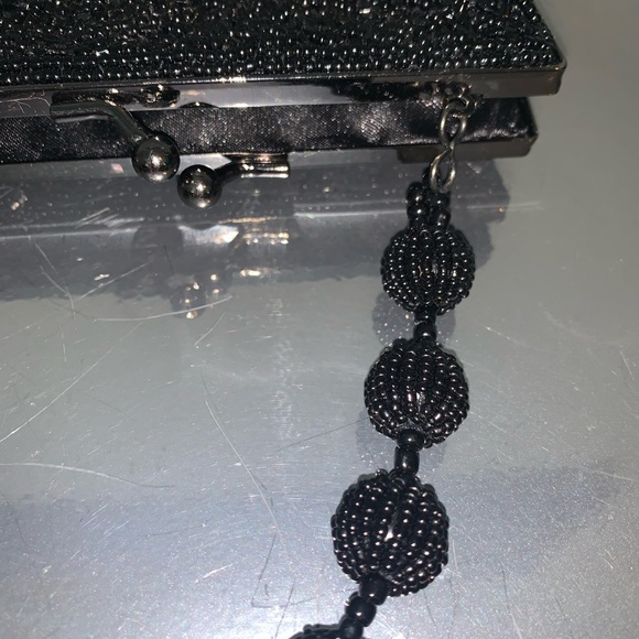 Stunning Vintage Carlos Fellini Black Beaded Handbag - Picture 5 of 7